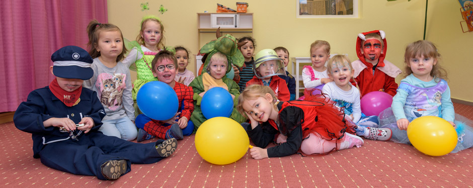 Kindergartenfotografie in Action